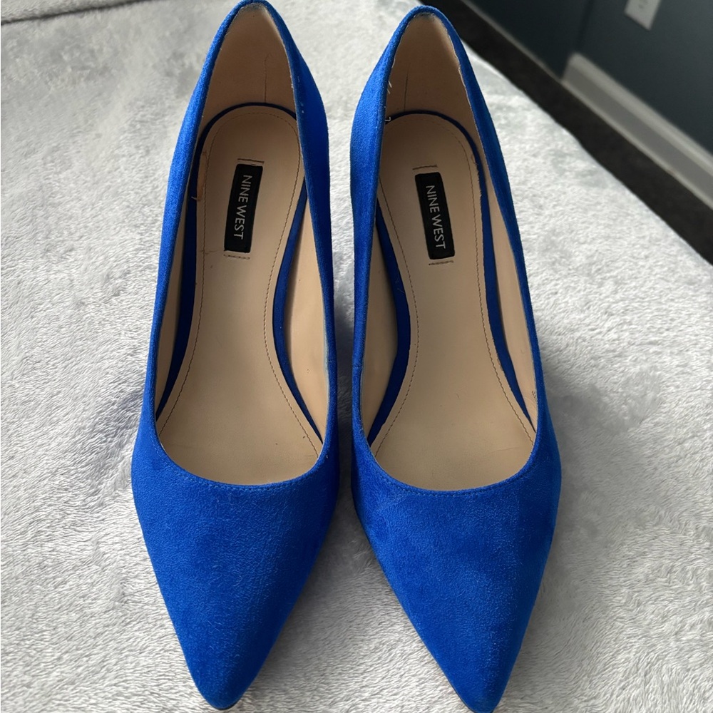 Nine West Royal Blue Heels